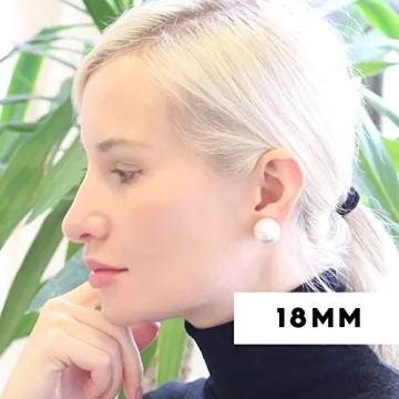 Stylish Extra Large Pearl Earrings for Women