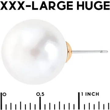 Stylish Extra Large Pearl Earrings for Women