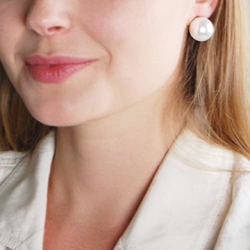 Stylish Extra Large Pearl Earrings for Women