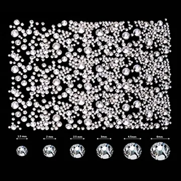 2000 Pieces Rhinestones Set for Crafts & DIY Projects