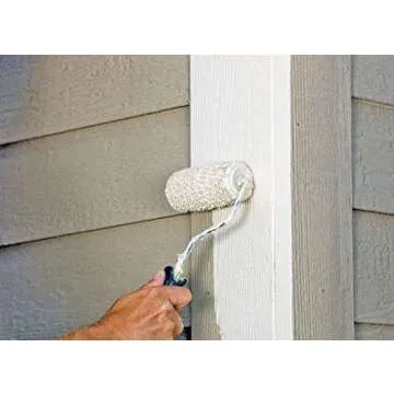 Edward Tools 7 Piece 4” Paint Roller Kit - Includes Acrylic, Polyester and Foam Covers - Deluxe Plastic Paint Tray - Ergo-Grip Frame with Rubber Handle