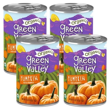 Green Valley Organic Pumpkin | Certified Organic | 100% Dickinson Variety | Sweet Earthy Delicious |...