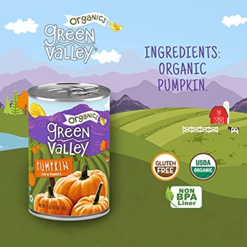 Green Valley Organic Pumpkin 100% Dickinson Variety 15 oz