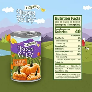 Green Valley Organic Pumpkin 100% Dickinson Variety 15 oz