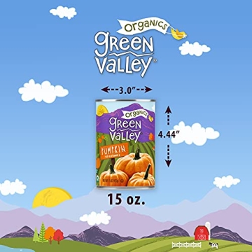 Green Valley Organic Pumpkin 100% Dickinson Variety 15 oz