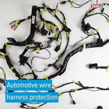 tesa 51608 Noise Damping Wire Harness Tape - 5 Rolls