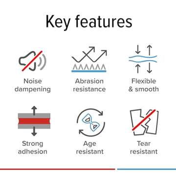 tesa 51608 Noise Damping Wire Harness Tape - 5 Rolls