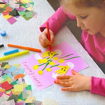 Outuxed Tissue Paper Squares for Arts and Crafting Fun