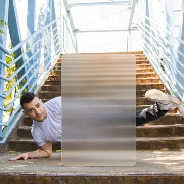 Invisibility Shield with Handles for Pranks and Games