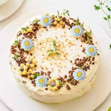 MINFEIDMS Daisy Flower Silicone Molds Chrysanthemum Fondant Molds Small Flower Chocolate Mold For Cake Decorating Cupcake Topper Candy Gum Paste Polymer Clay