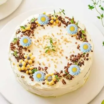 MINFEIDMS Daisy Flower Silicone Molds Chrysanthemum Fondant Molds Small Flower Chocolate Mold For Cake Decorating Cupcake Topper Candy Gum Paste Polymer Clay