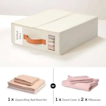 Yecaye Bed Sheet Organizers - Stylish Storage Solution