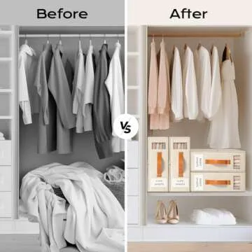 Yecaye Bed Sheet Organizers - Stylish Storage Solution