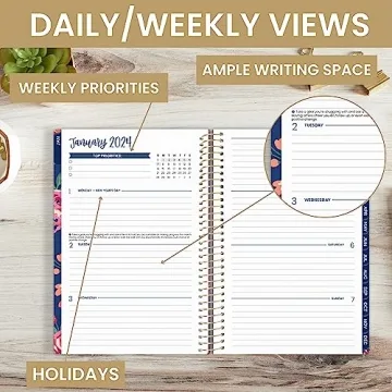 Bloom Daily Planners 2024 Day Planner for Stylish Organization