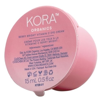 KORA Organics Berry Bright Firming Vitamin C Eye Cream Refill Pod, Hydrate & Strengthen, Certified O...