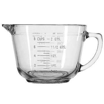 Anchor Hocking 2 Quart Glass Mixing Bowl for All Cooking Needs