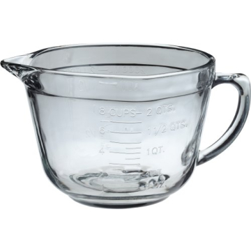Anchor Hocking 2 Quart Glass Mixing Bowl for All Cooking Needs
