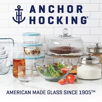 Anchor Hocking 2 Quart Glass Mixing Bowl for All Cooking Needs