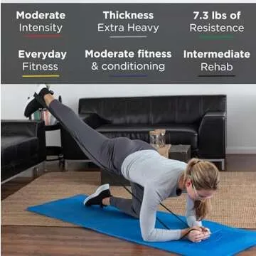 THERABAND Resistance Bands - 6 Yard Professional Latex Band for Home Workouts and Rehab
