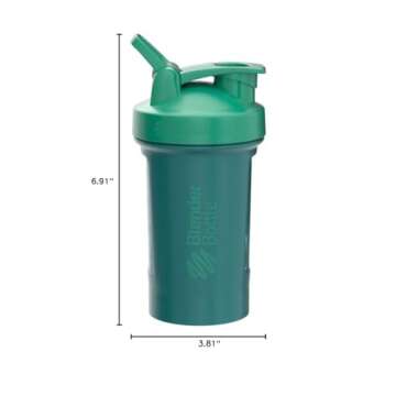 BlenderBottle Classic V2 Shaker Bottle Perfect for Protein Shakes and Pre Workout, 20-Ounce, Emerald Green