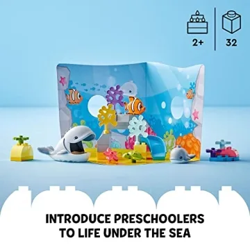 LEGO DUPLO Ocean Animal Adventure Set for Toddlers