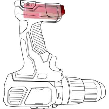 StealthMounts Tool Holder for Milwaukee M18 | Black 4 Pack