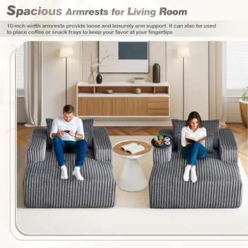 Stylish Oversized Chaise Longue Chair for Modern Living