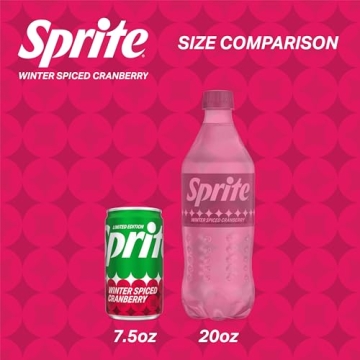 Sprite Winter Spiced Cranberry Soda Fridge Pack
