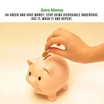 Careoutfit Large Absorbent Washable Dog Pee Pads 24x36