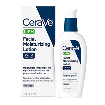 CeraVe PM Facial Moisturizing Lotion with Hyaluronic Acid