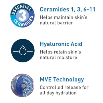 CeraVe PM Facial Moisturizing Lotion with Hyaluronic Acid