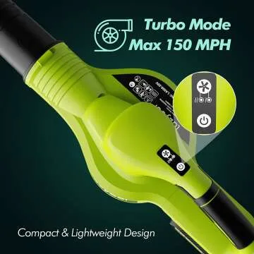 Top Cordless Leaf Blower - 150MPH Power & 2 Speeds