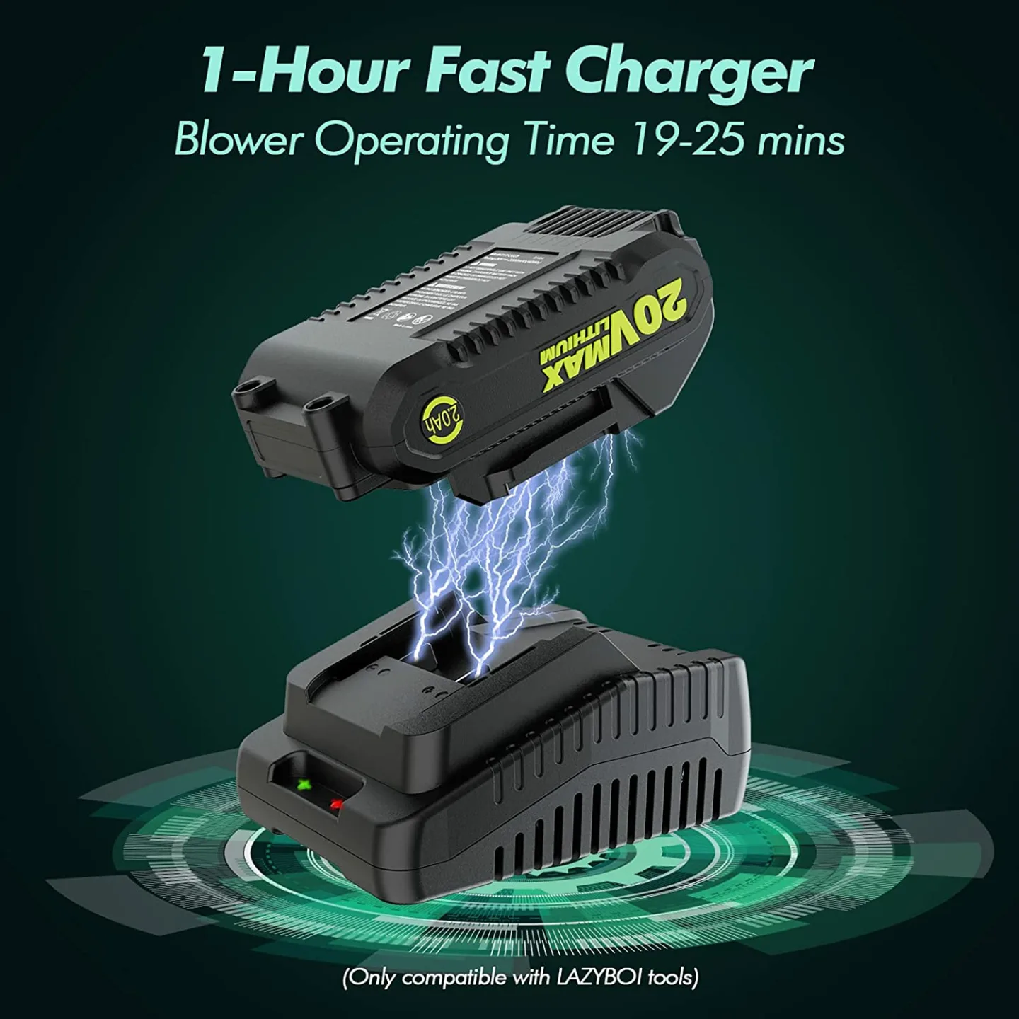 Top Cordless Leaf Blower - 150MPH Power & 2 Speeds