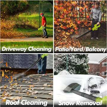 Top Cordless Leaf Blower - 150MPH Power & 2 Speeds