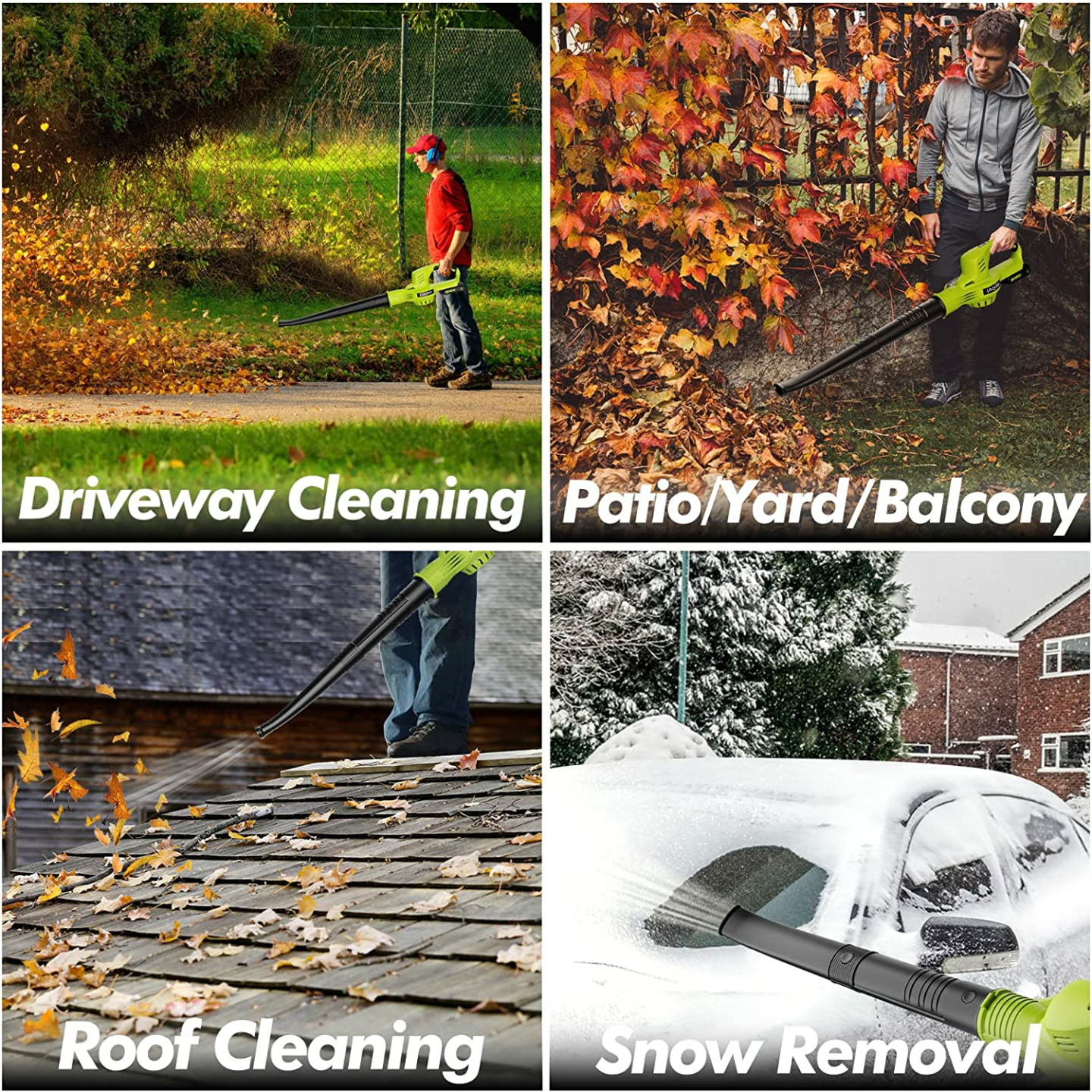 Top Cordless Leaf Blower - 150MPH Power & 2 Speeds