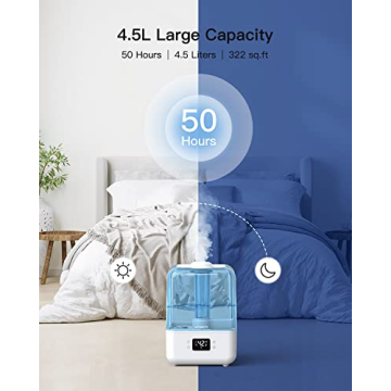 MORENTO 4.5L Humidifier - Cool Mist for Home Comfort