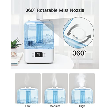 MORENTO 4.5L Humidifier - Cool Mist for Home Comfort