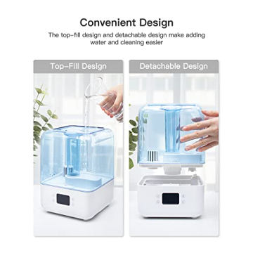 MORENTO 4.5L Humidifier - Cool Mist for Home Comfort