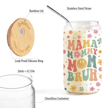 Engraved Glass Gift for Mom - Perfect for Any Occasion