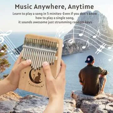 Kalimba Thumb Piano - 17 Key Musical Gift for Everyone