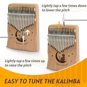 Kalimba Thumb Piano - 17 Key Musical Gift for Everyone
