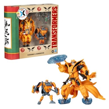 Transformers Naruto Shippuden Kurama Gamakichi Action Figures
