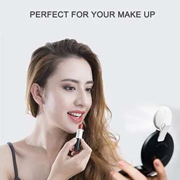 Mini Ring Light, Upgraded Sansent Small Clip On Ring Light, Portable LED Light for Phone, 4 Color Lighting Modes and Adjustable Brightness Selfie Light, Tool for Tiktok Stuff, Photos (White)