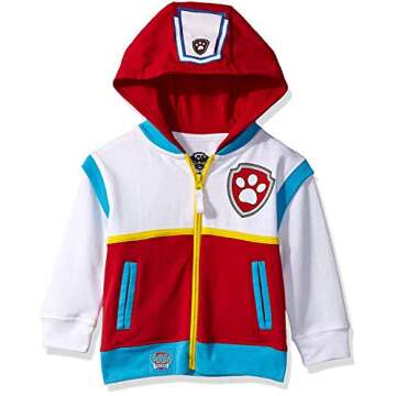 Paw Patrol Boys Character Costume Hoodie Hooded Sweatshirt, Ryder Multi, 3T US