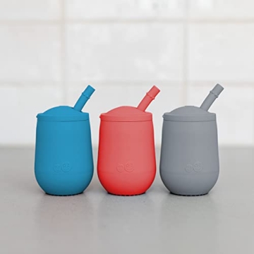 ezpz Mini Cup + Straw 3-Pack Training System for Kids