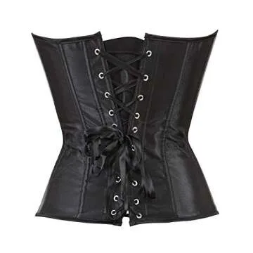 frawirshau Corsets for Women Plus Size Black Corset Sexy Bustier Corset Top Lingerie S
