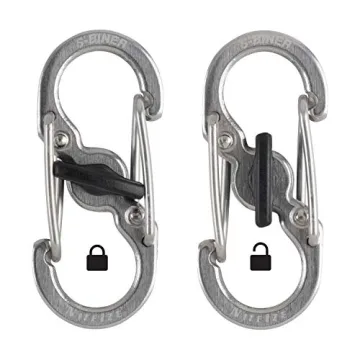 Nite Ize S-Biner MicroLock Stainless-Steel Key Holder
