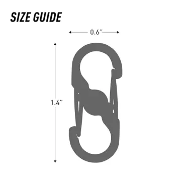 Nite Ize S-Biner MicroLock Stainless-Steel Key Holder