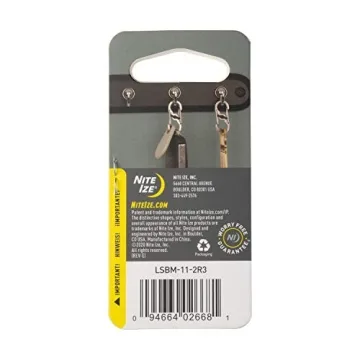 Nite Ize S-Biner MicroLock Stainless-Steel Key Holder