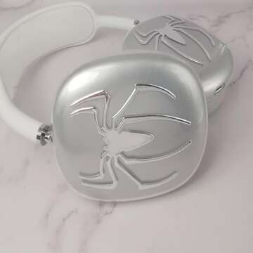 MORWLAT Case Cover for AirPods Max, Clear Cool Spider TPU Soft Cases for Men&Women Accessories Protective Cover for Apple AirPods Max (Spider)